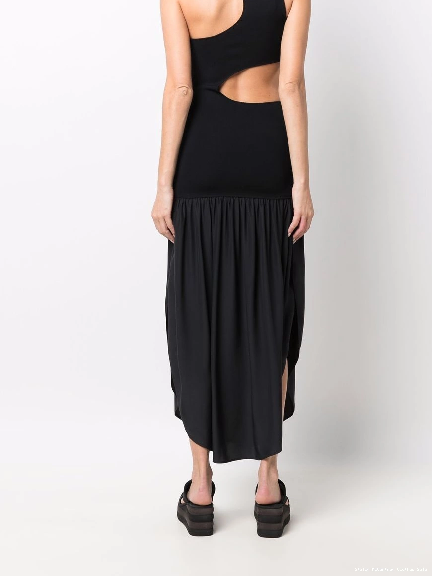 Cheap asymmetric Women dress Stella cut-out sleeveless McCartney 0327
